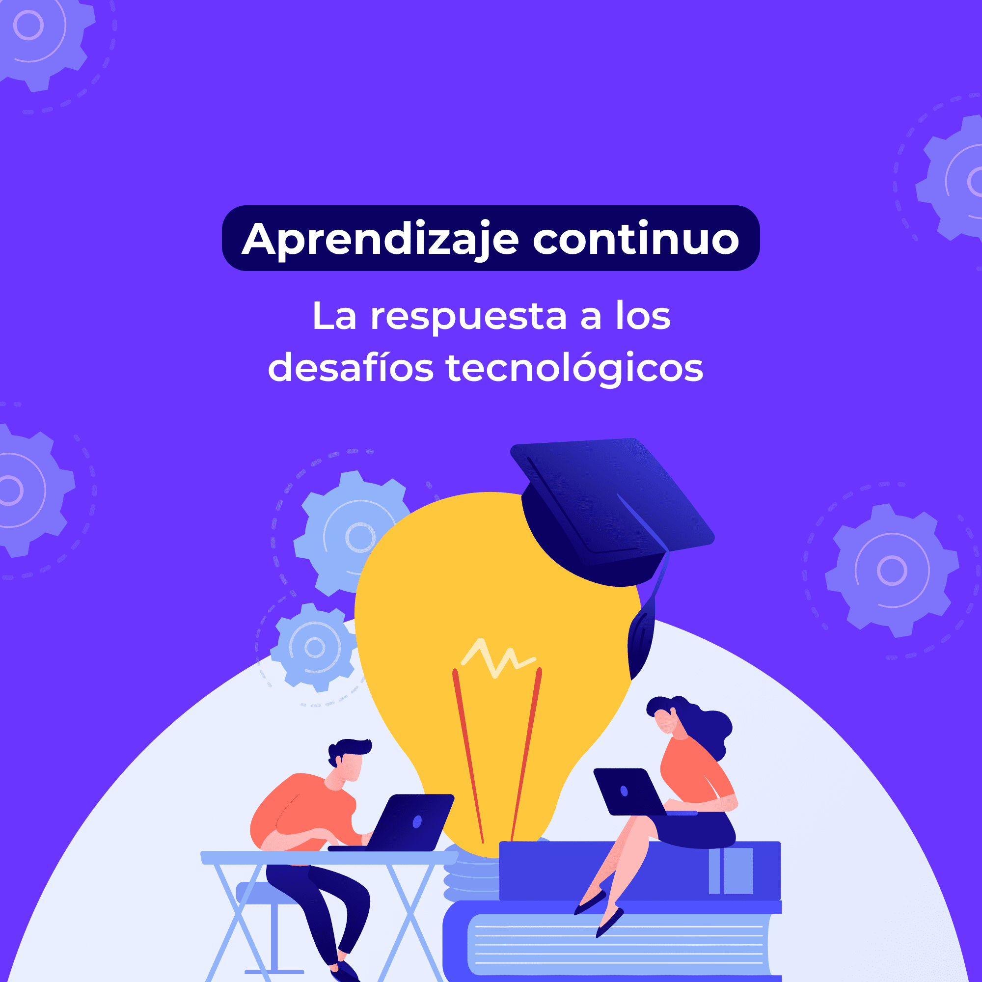 "El aprendizaje continuo es un proceso en el cual una persona busca adquirir nuevos conocimientos, habilidades y competencias de manera constante a lo largo de su vida. Este enfoque reconoce que el aprendizaje no se limita a la educación formal en la escuela o universidad, sino que es un proceso continuo que puede ocurrir en cualquier momento y lugar".
